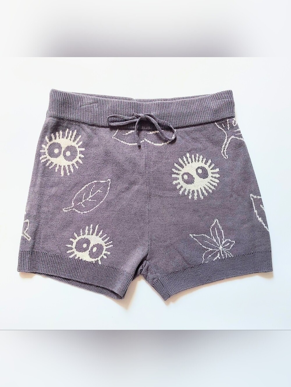 My Neighbor Tutoro By Studio Ghibli Womens Knit Shorts Gray Sz Medium Hot Topic